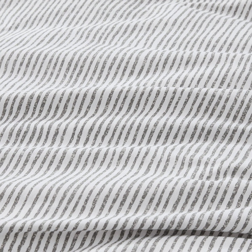 Lima Stripe Cotton Duvet Cover Set