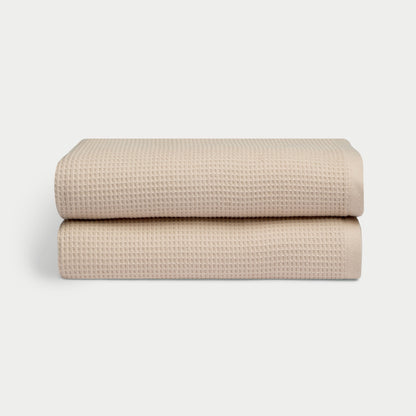 Luxury Bamboo Blend Bath Towels - Waffle Weave
