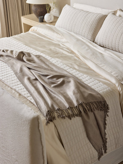 Bamboo Tassel Throw - 100% Bamboo Throw