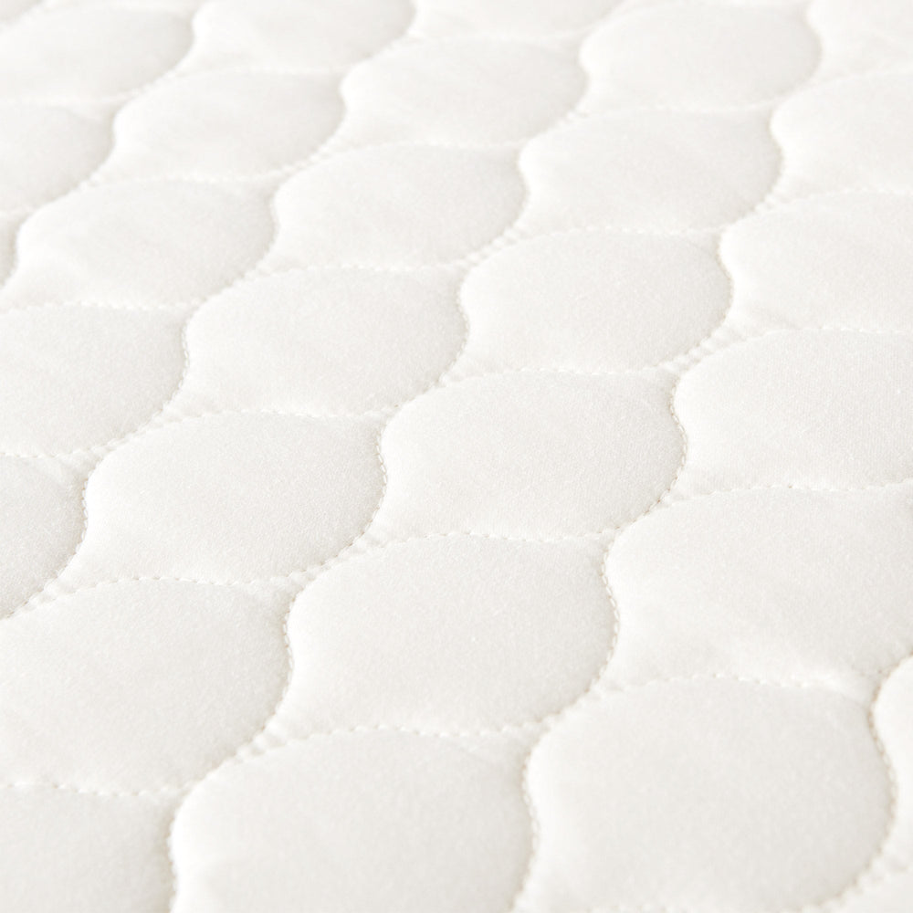Whisper Organics GOTS-Certified Organic Cotton Quilted Mattress Pad - 17-Inch Deep Pocket