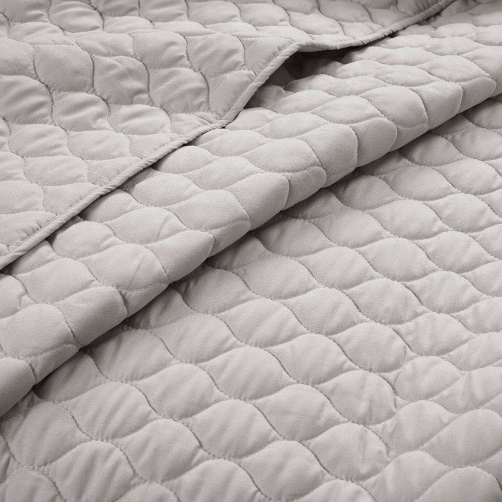 Ella Ruffle Lace 3PC Quilt Set | 100% Cotton | Coastal Cottage Bedding