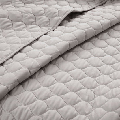 Ella Ruffle Lace 3PC Quilt Set | 100% Cotton | Coastal Cottage Bedding