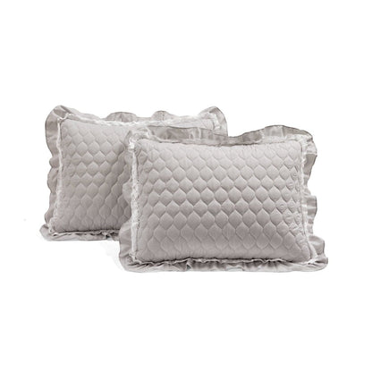 Ella Ruffle Lace 3PC Quilt Set | 100% Cotton | Coastal Cottage Bedding