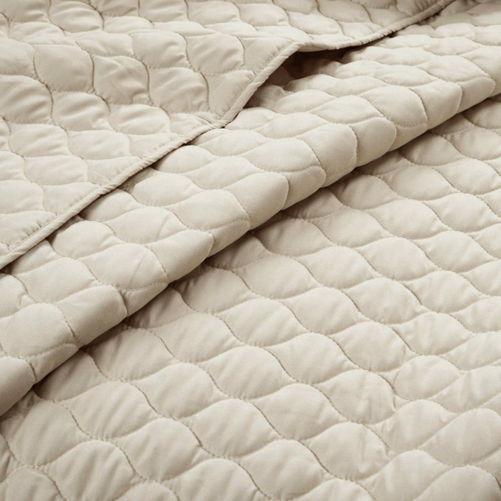 Ella Ruffle Lace 3PC Quilt Set | 100% Cotton | Coastal Cottage Bedding