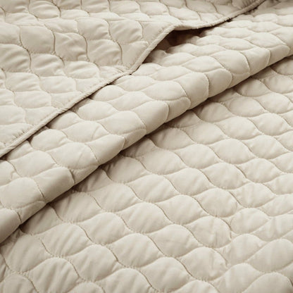 Ella Ruffle Lace 3PC Quilt Set | 100% Cotton | Coastal Cottage Bedding