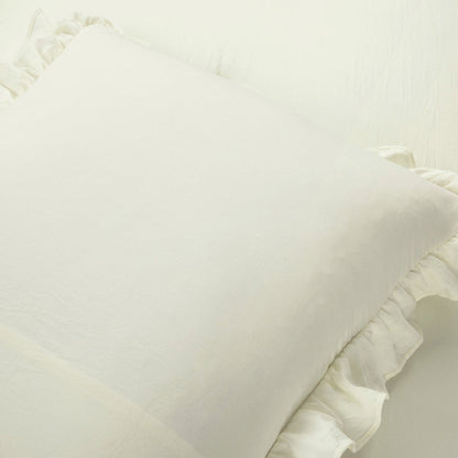 Ella Ruffle Lace 3PC Comforter Set | Coastal Cottage Bedding