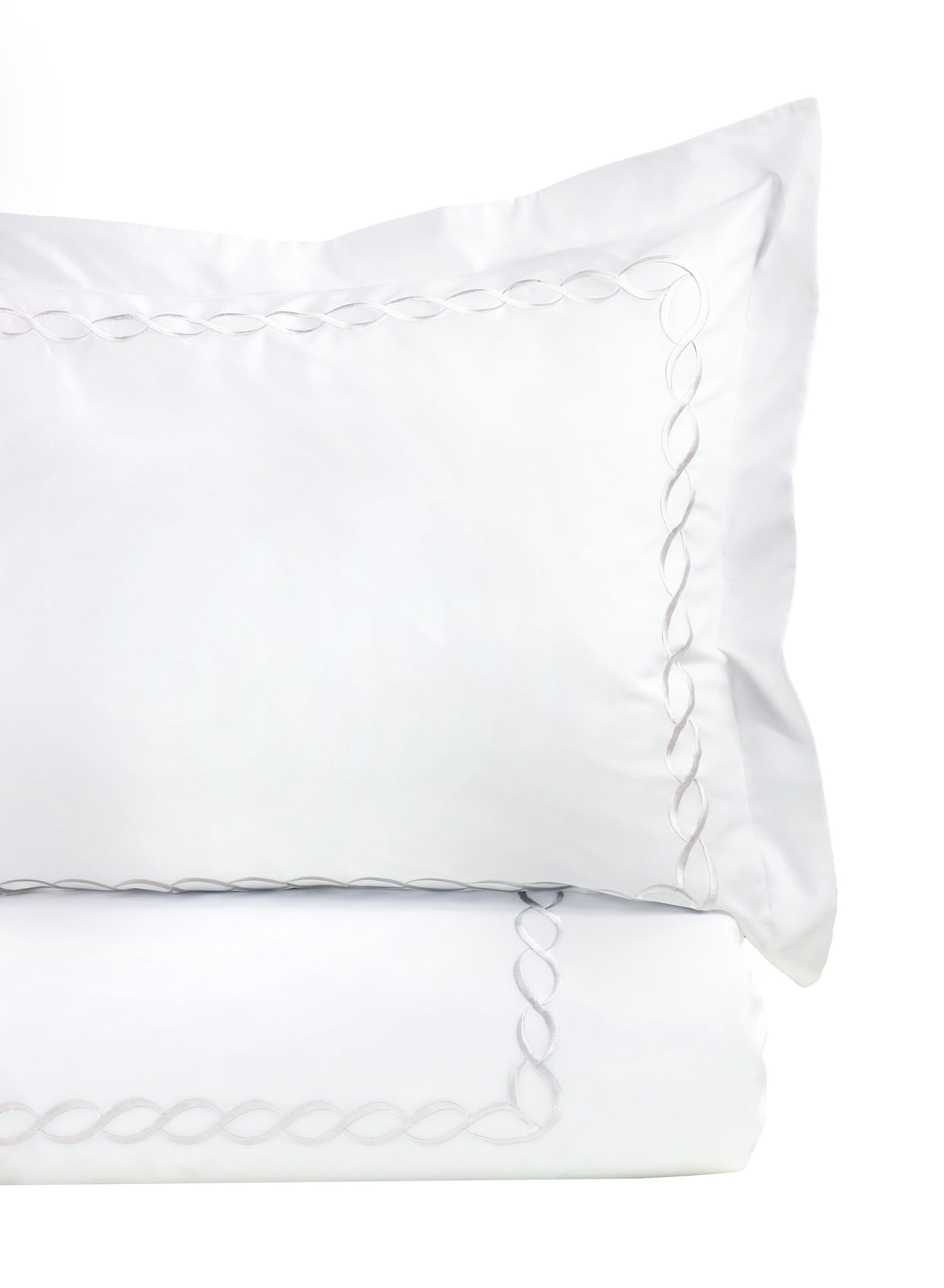 600TC Nautical And Coastal Rope Embroidered Duvet Set