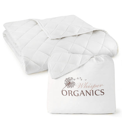 240 GSM Organic Cotton Filled Comforter - 100% Organic Cotton - Quahog Bay Bedding
