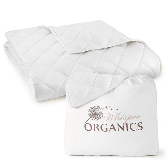 240 GSM Organic Cotton Filled Comforter - 100% Organic Cotton - Quahog Bay Bedding