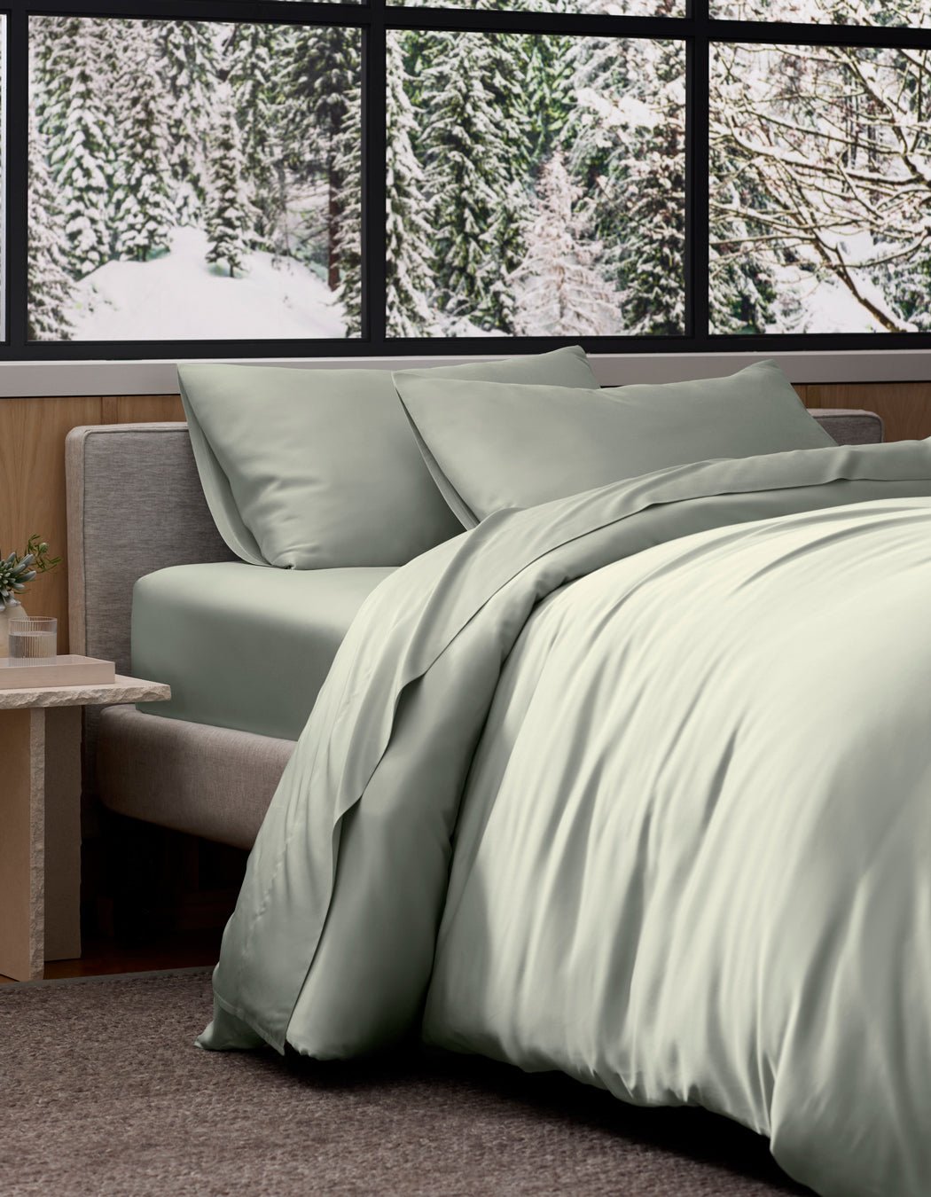 Bamboo Bedding Deluxe Bundle - Down Alternative - Sheet Set, Duvet & Comforter