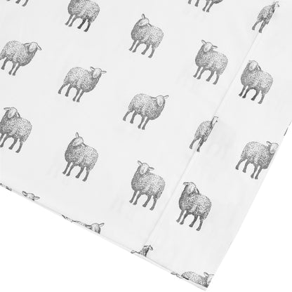 Animal Themed Bedding - Sheep Printed Pillowcase Pair