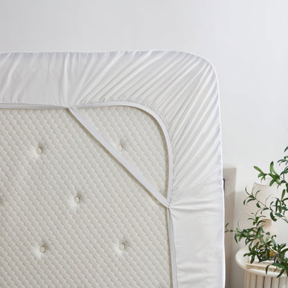 Dan River Ice Cooling Waterproof Mattress Protector – Tencel Blend, Deep Pocket with Corner Elastic