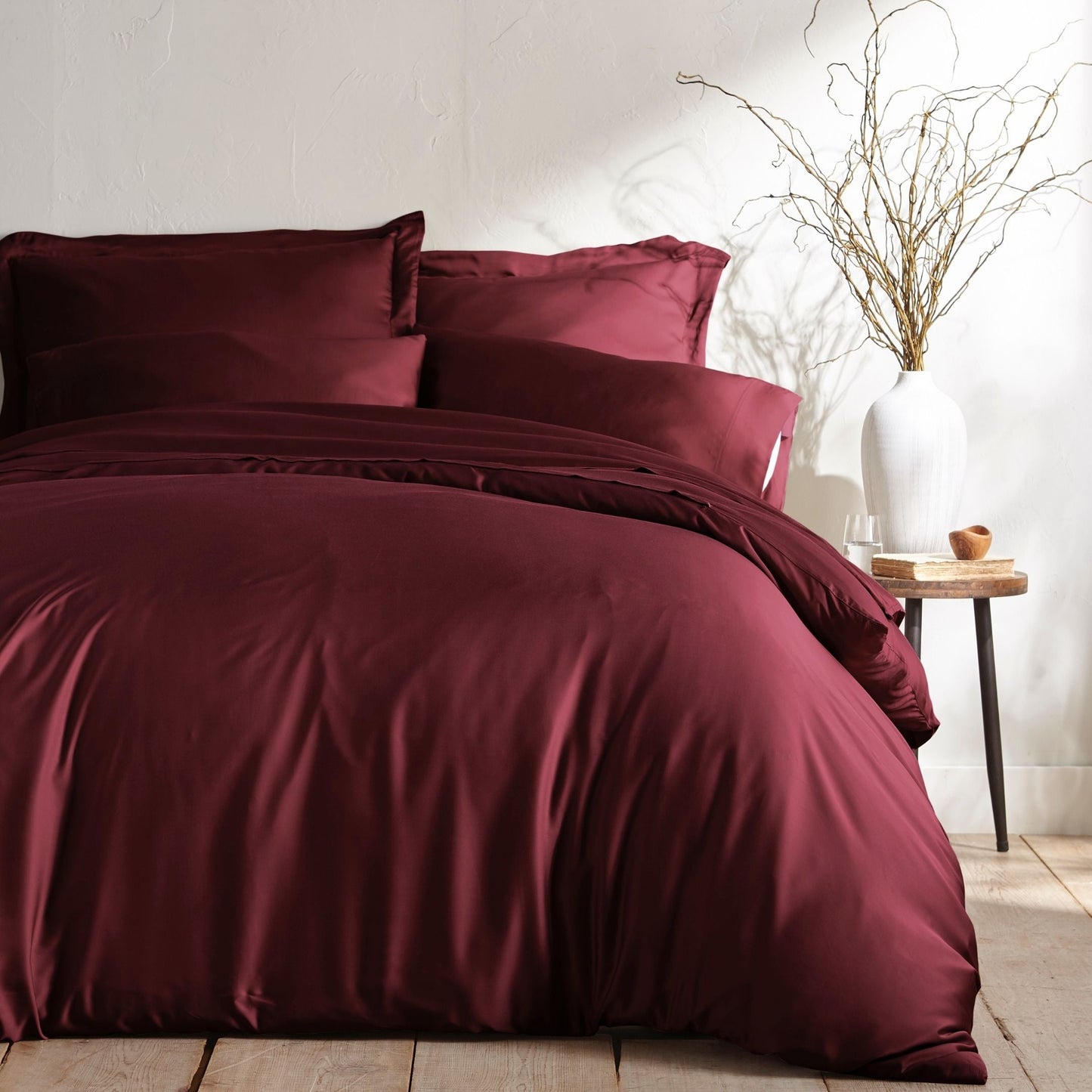 100% Bamboo Viscose Duvet Cover Set 300TC - QuahogBay