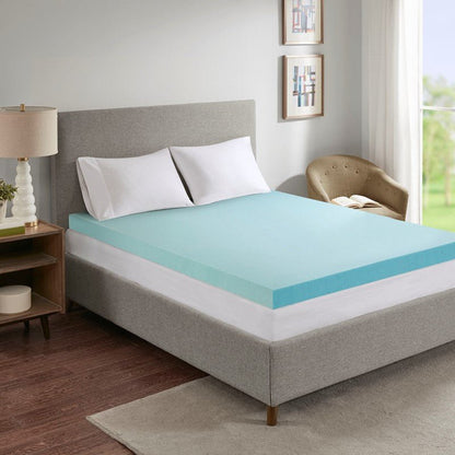 3" Cooling Gel Memory Foam Mattress Topper - Quahog Bay Bedding