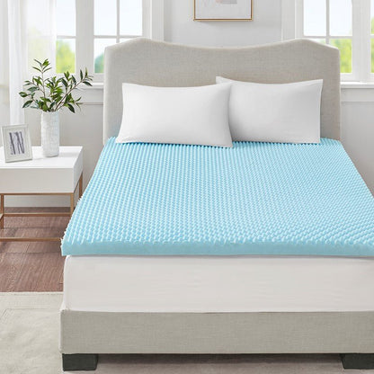 3" Gel Memory Foam All Season Reversible Cooling Mattress Topper - Quahog Bay Bedding