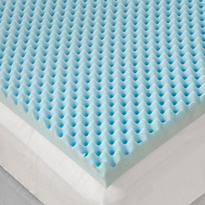 3" Gel Memory Foam All Season Reversible Cooling Mattress Topper - Quahog Bay Bedding