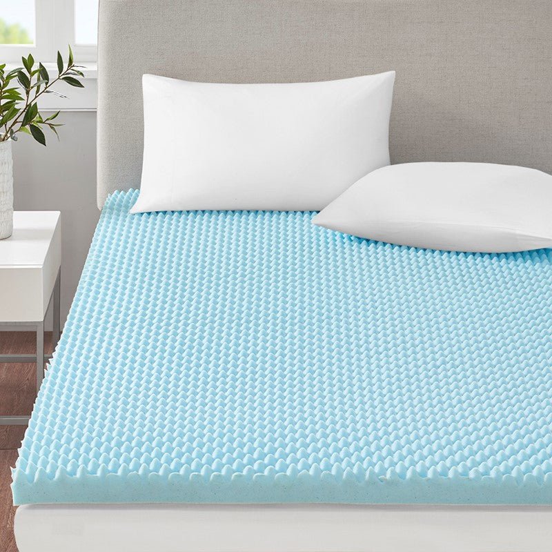 3" Gel Memory Foam All Season Reversible Cooling Mattress Topper - Quahog Bay Bedding