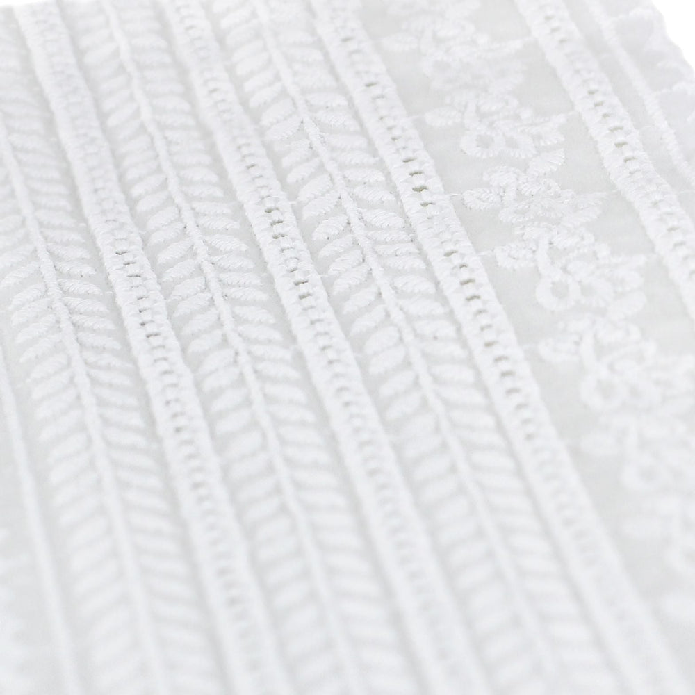 300TC Elizabeth Lace Cotton Percale Sheet Set - Quahog Bay Bedding