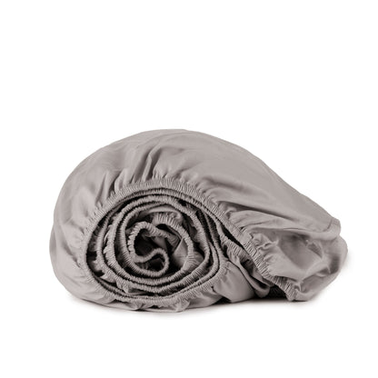300TC Sateen Fitted Sheet - 100% Organic Fitted Sheets - Quahog Bay Bedding