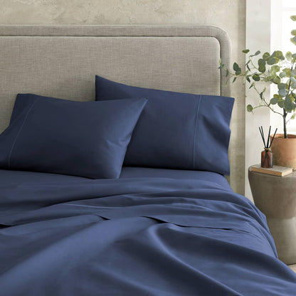 300TC Sateen Flat Sheets - 100% Organic Cotton - Quahog Bay Bedding