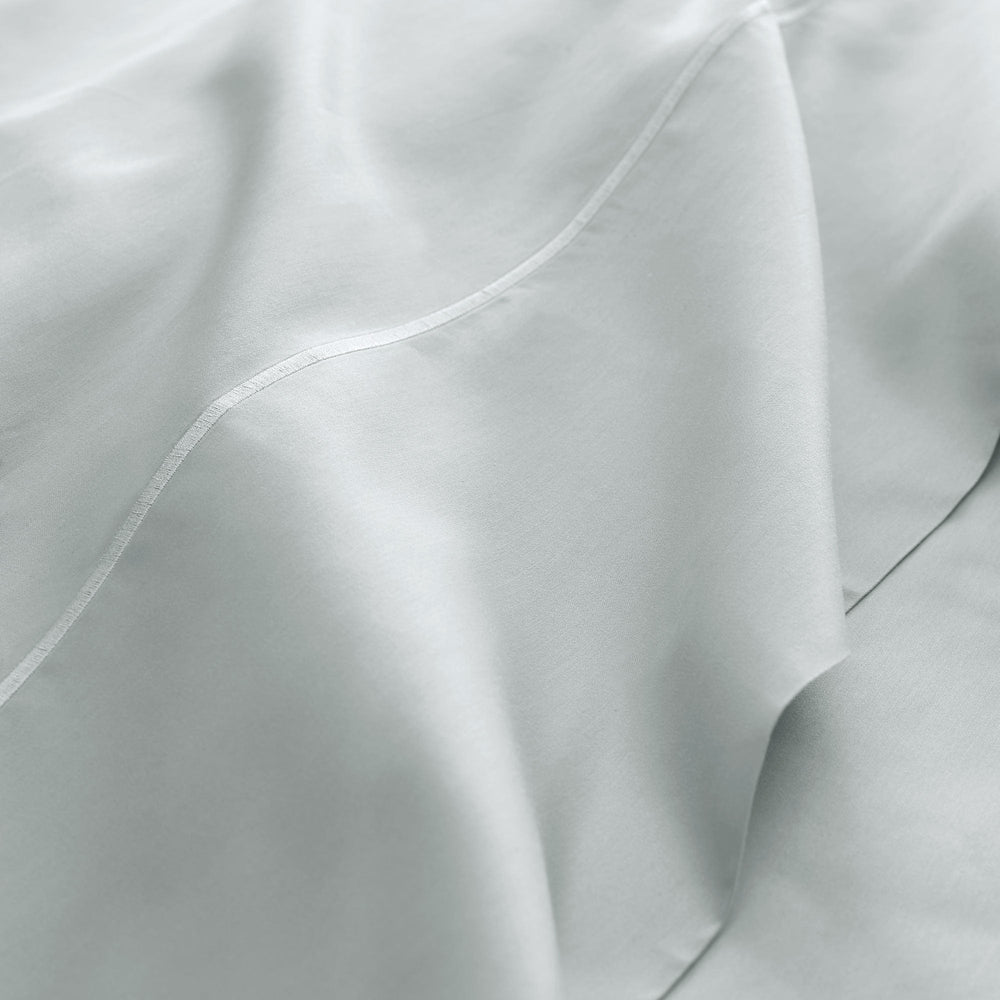300TC Sateen Flat Sheets - 100% Organic Cotton - Quahog Bay Bedding