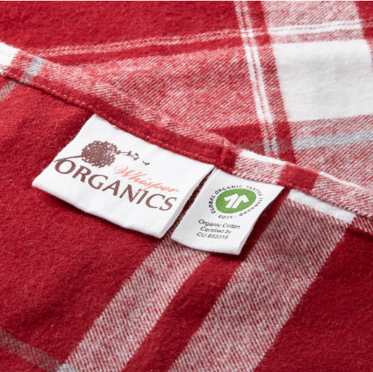 Plaid Organic Flannel Sheet Set - 100% Organic Cotton