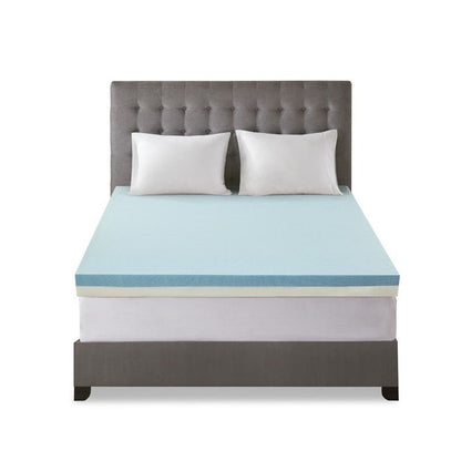 4" Gel Memory Foam with 3M Cover Mattress Topper - Quahog Bay Bedding