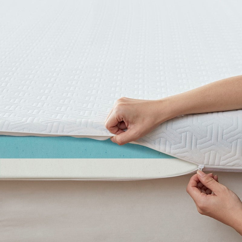 4" Gel Memory Foam with 3M Cover Mattress Topper - Quahog Bay Bedding