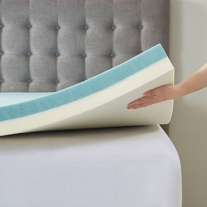 4" Gel Memory Foam with 3M Cover Mattress Topper - Quahog Bay Bedding