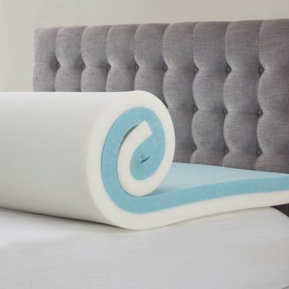 4" Gel Memory Foam with 3M Cover Mattress Topper - Quahog Bay Bedding