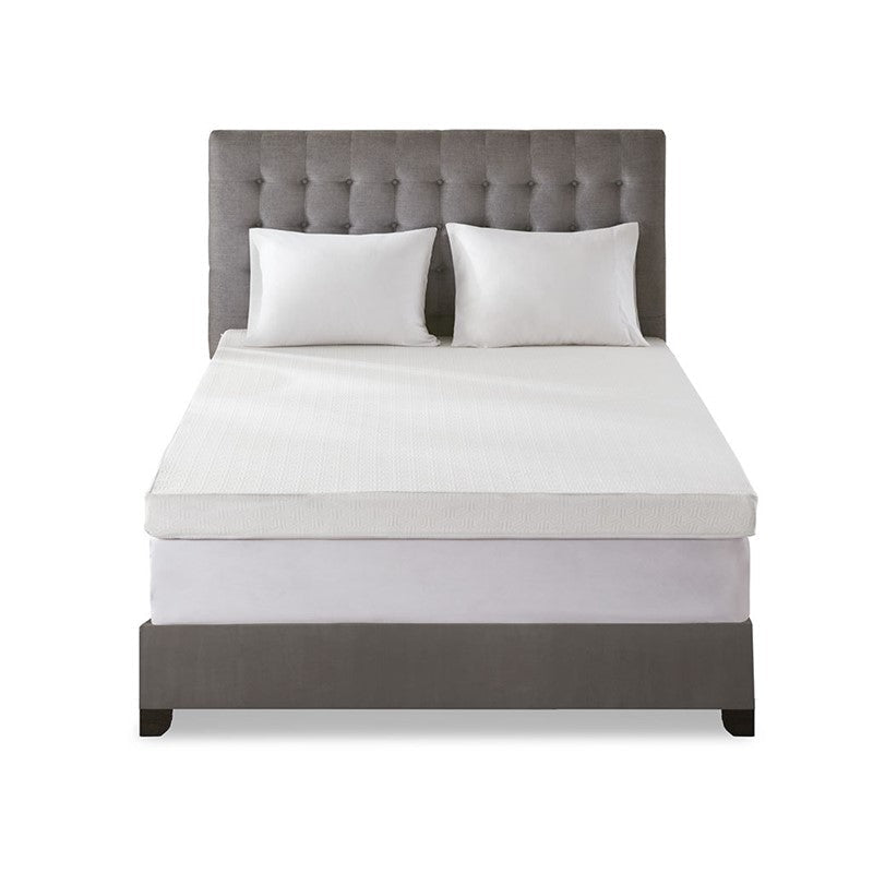 4" Gel Memory Foam with 3M Cover Mattress Topper - Quahog Bay Bedding
