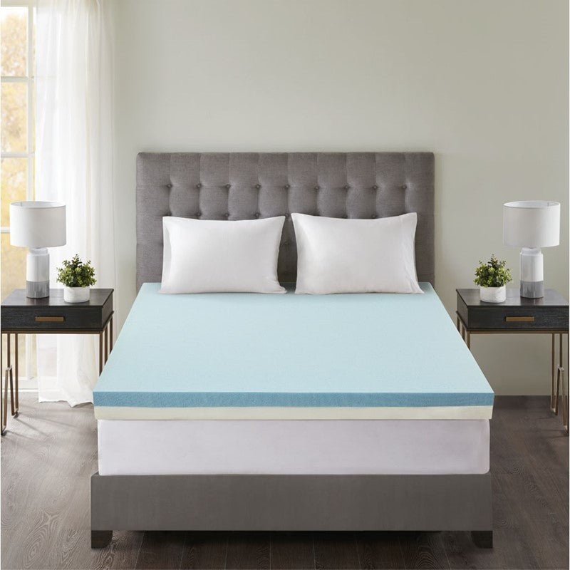 4" Gel Memory Foam with 3M Cover Mattress Topper - Quahog Bay Bedding