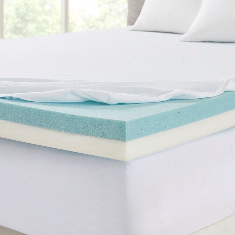4" Gel Memory Foam with 3M Cover Mattress Topper - Quahog Bay Bedding