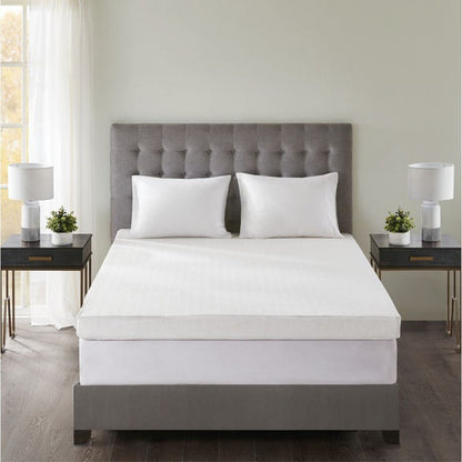 4" Gel Memory Foam with 3M Cover Mattress Topper - Quahog Bay Bedding