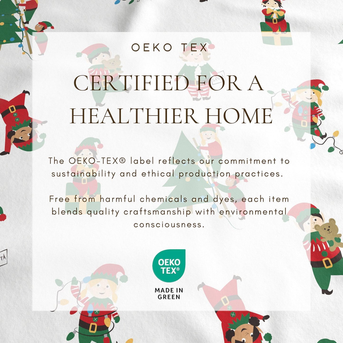 4 - Piece Turkish Cotton Christmas Flannel Sheet - Christmas Sheets - Quahog Bay Bedding