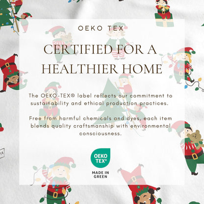 4 - Piece Turkish Cotton Christmas Flannel Sheet - Christmas Sheets - Quahog Bay Bedding