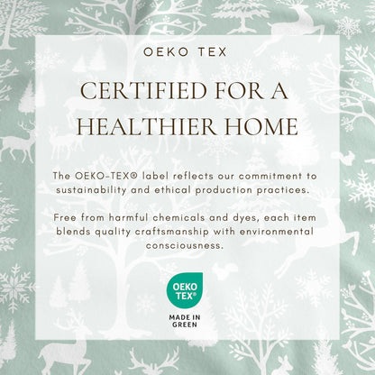 4 - Piece Turkish Cotton Flannel Sheet - Fall & Christmas Sheets - Quahog Bay Bedding