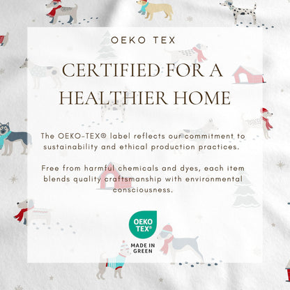 4 - Piece Turkish Cotton Flannel Sheet - Fall & Christmas Sheets - Quahog Bay Bedding