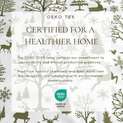 4 - Piece Turkish Cotton Flannel Sheet - Fall & Christmas Sheets - Quahog Bay Bedding