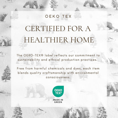 4 - Piece Turkish Cotton Flannel Sheet - Fall & Christmas Sheets - Quahog Bay Bedding