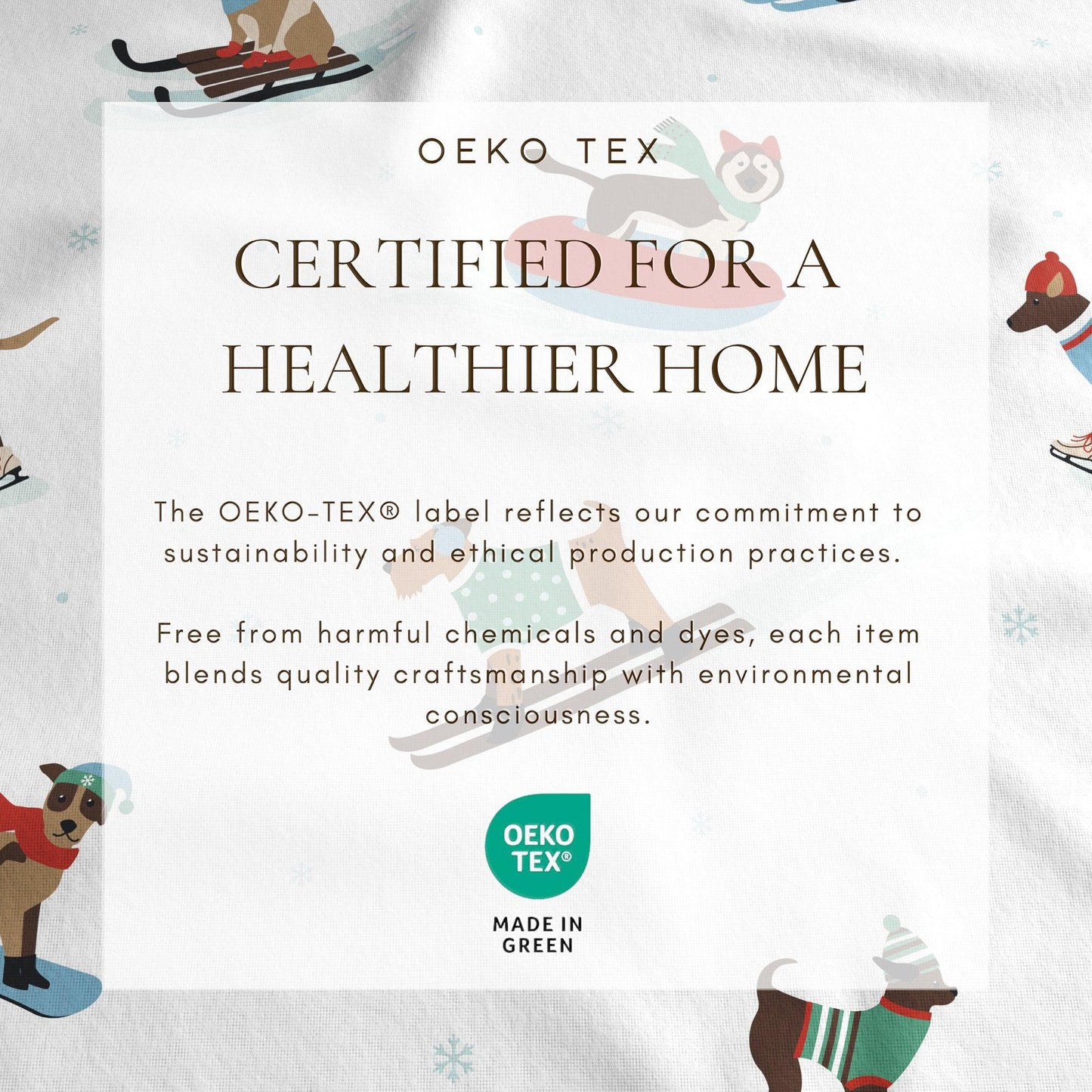 4 - Piece Turkish Cotton Flannel Sheet - Fall & Christmas Sheets - Quahog Bay Bedding