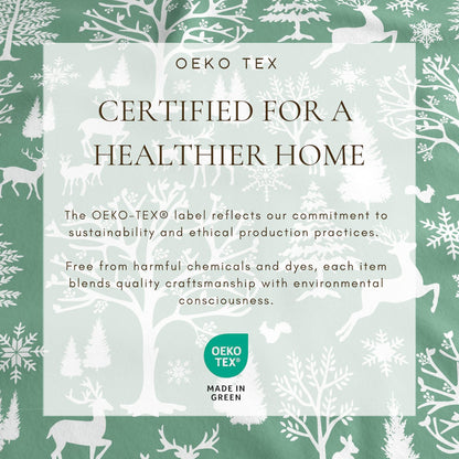 4 - Piece Turkish Cotton Flannel Sheet - Fall & Christmas Sheets - Quahog Bay Bedding