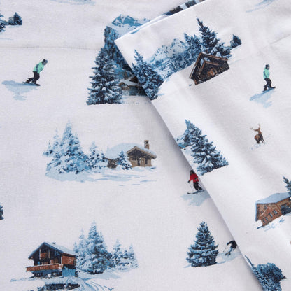 4 - Piece Turkish Cotton Flannel Sheet - Fall & Christmas Sheets - Quahog Bay Bedding