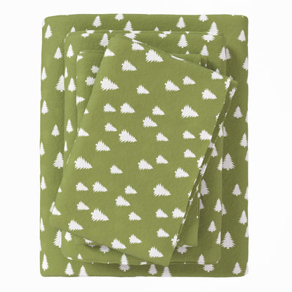 4 - Piece Turkish Cotton Flannel Sheet - Fall & Christmas Sheets - Quahog Bay Bedding