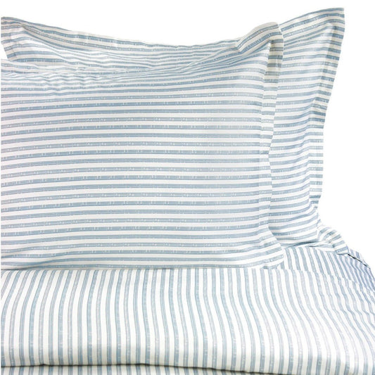 400TC Bamboo Stripe Design Duvet Set - Coastal Classic Striped Bedding - Quahog Bay Bedding