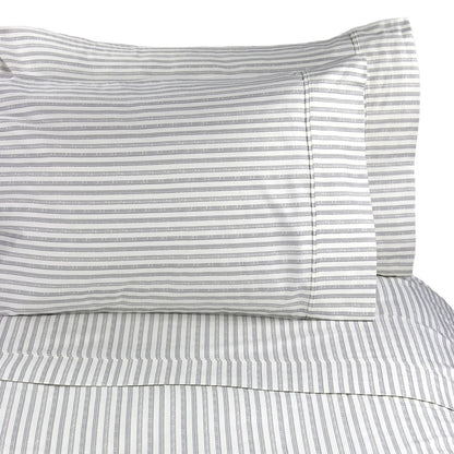 400TC Bamboo Stripe Design Duvet Set - Coastal Classic Striped Bedding - Quahog Bay Bedding