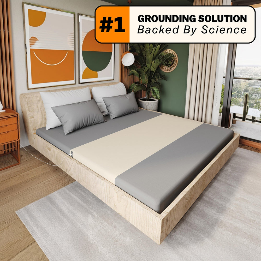 GAYA Grounding Bed Sheet | Gray or Off White