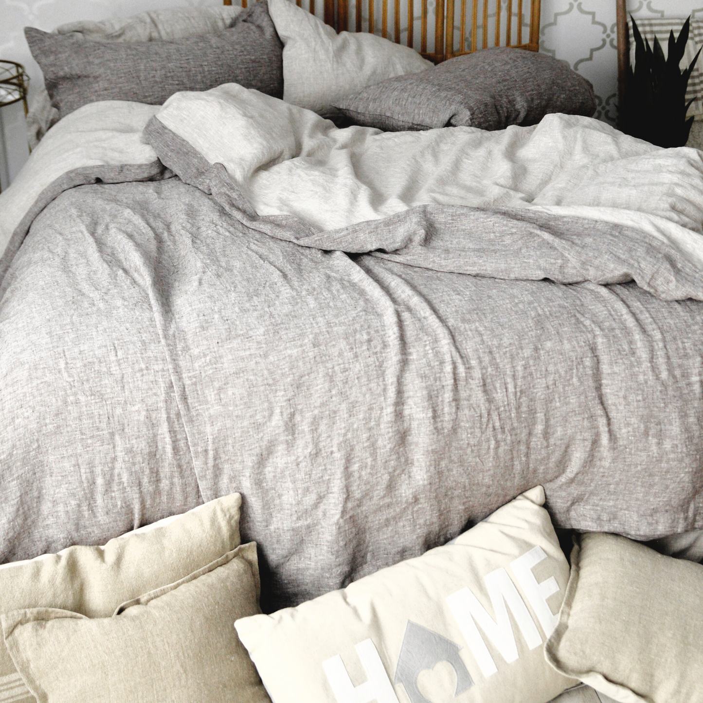 Luxurious Linen Duvet Cover - European Linen