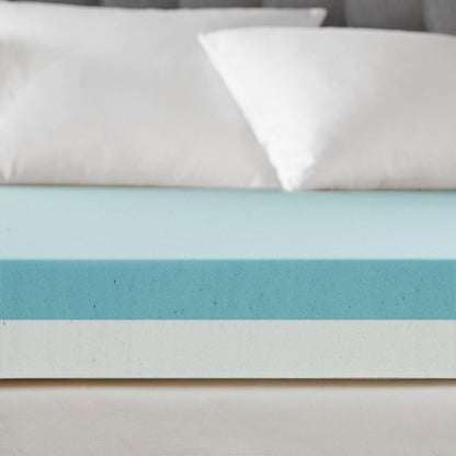 4" Gel Memory Foam with 3M Cover Mattress Topper