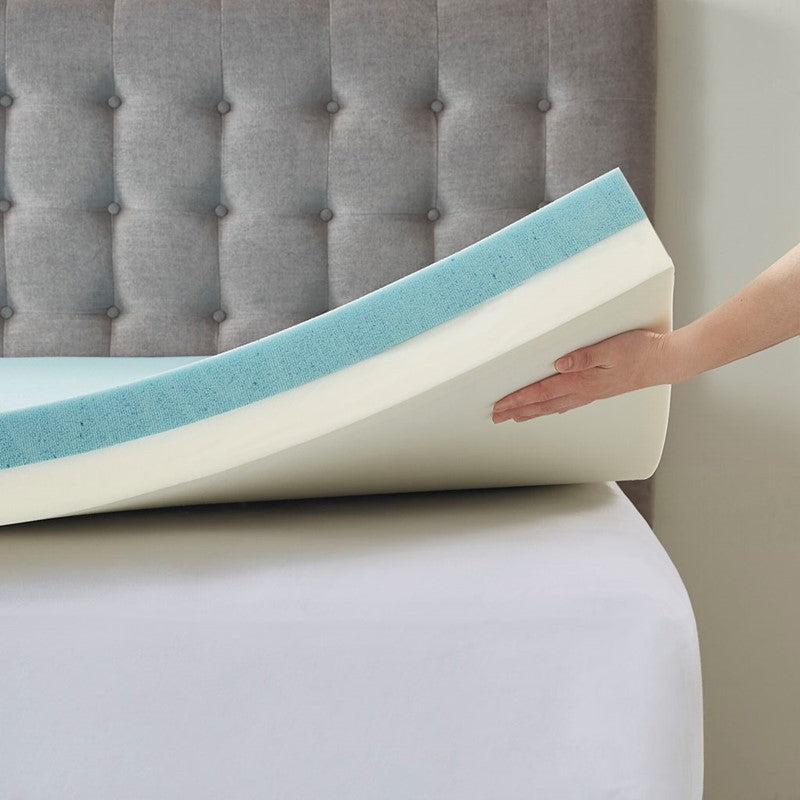 4" Gel Memory Foam with 3M Cover Mattress Topper
